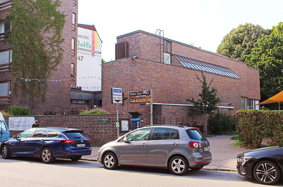 Die finnische Seemannskirche im Portugiesenviertel in Hamburg