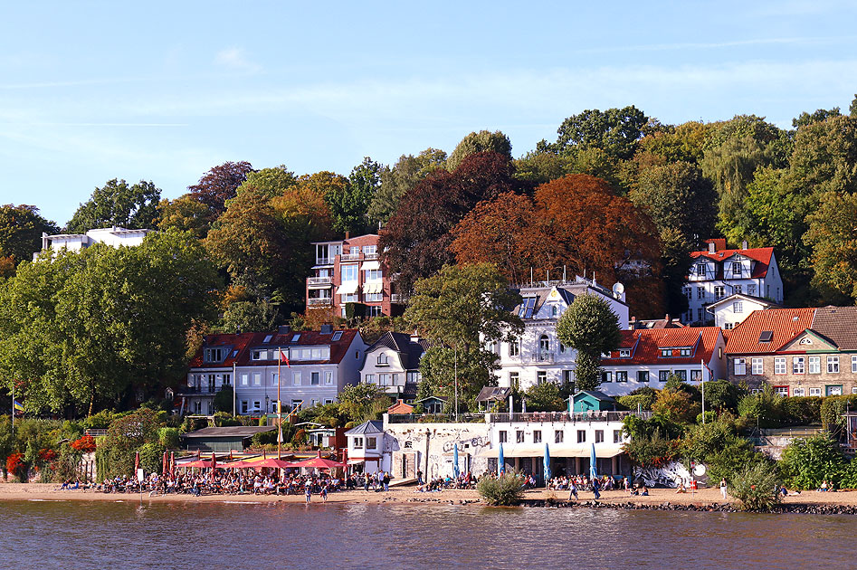 Die Strandperle am Elbstrand in Övelgönne
