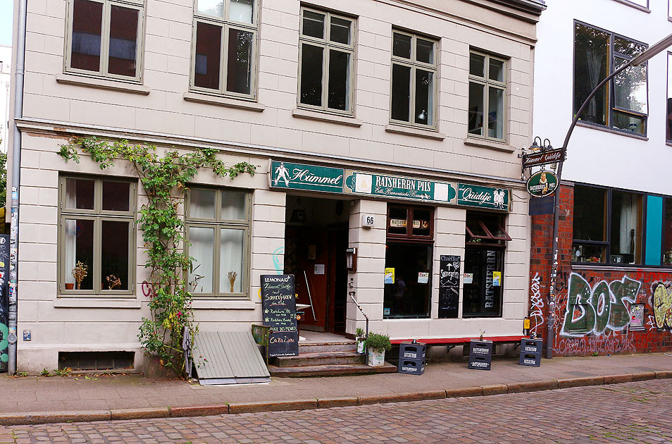 Die Gaststätte Hummel & Quiddje in Hamburg