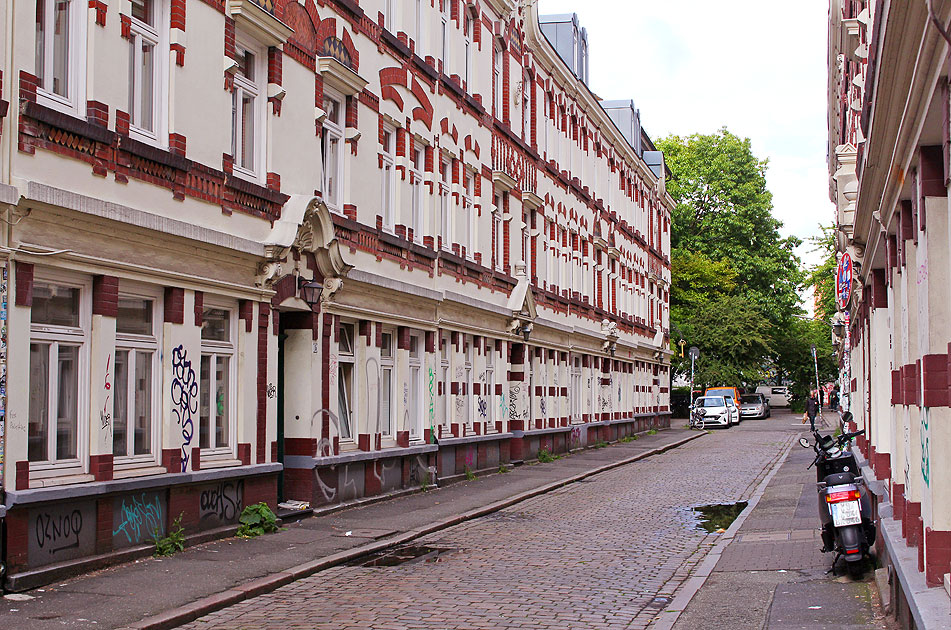 Die Beckstraße in Hamburg und im Schanzenviertel