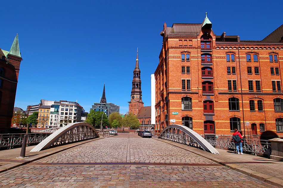 Die Speicherstadt in Hamburg